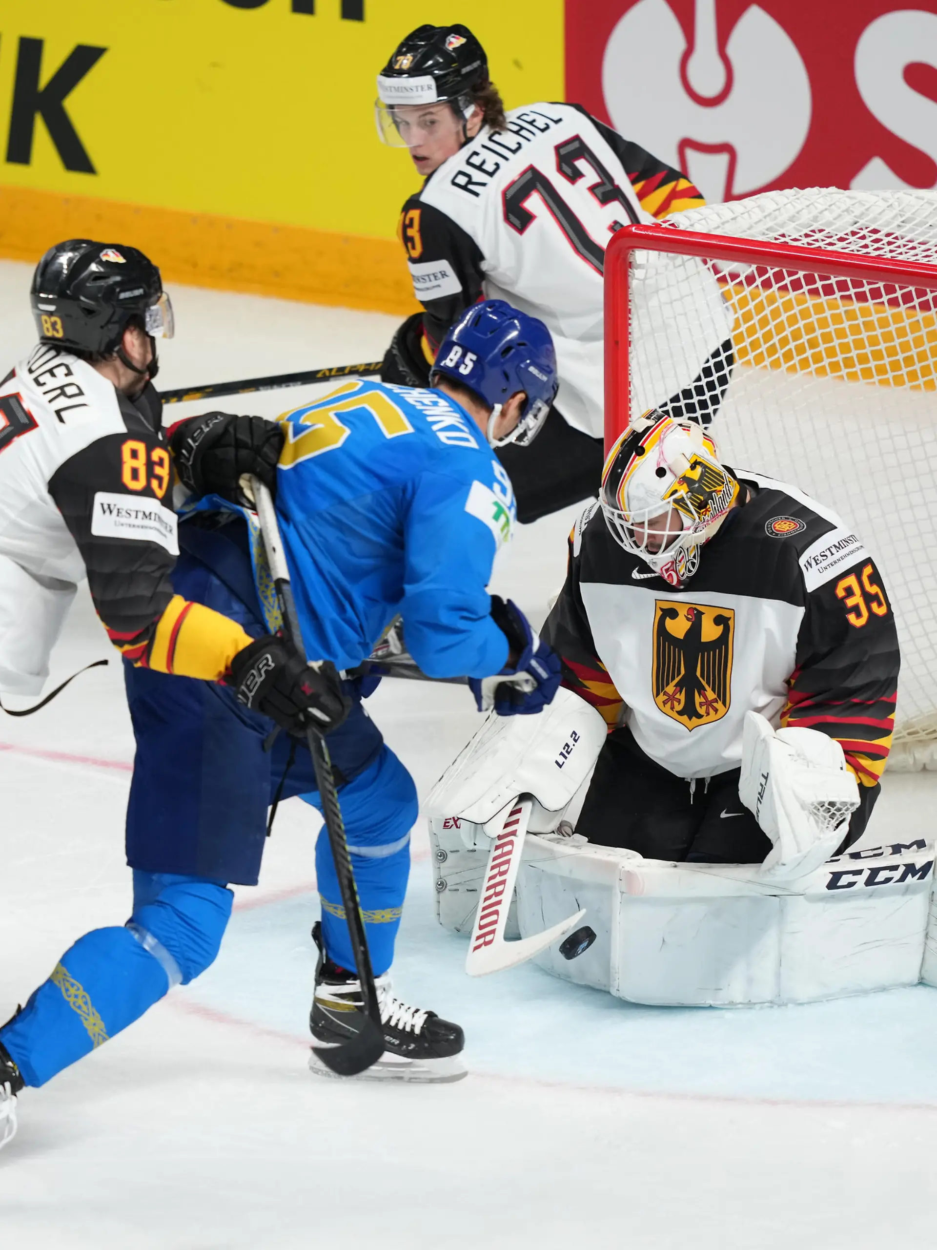 Eishockey-WM: Kasachstan schlägt Deutschland