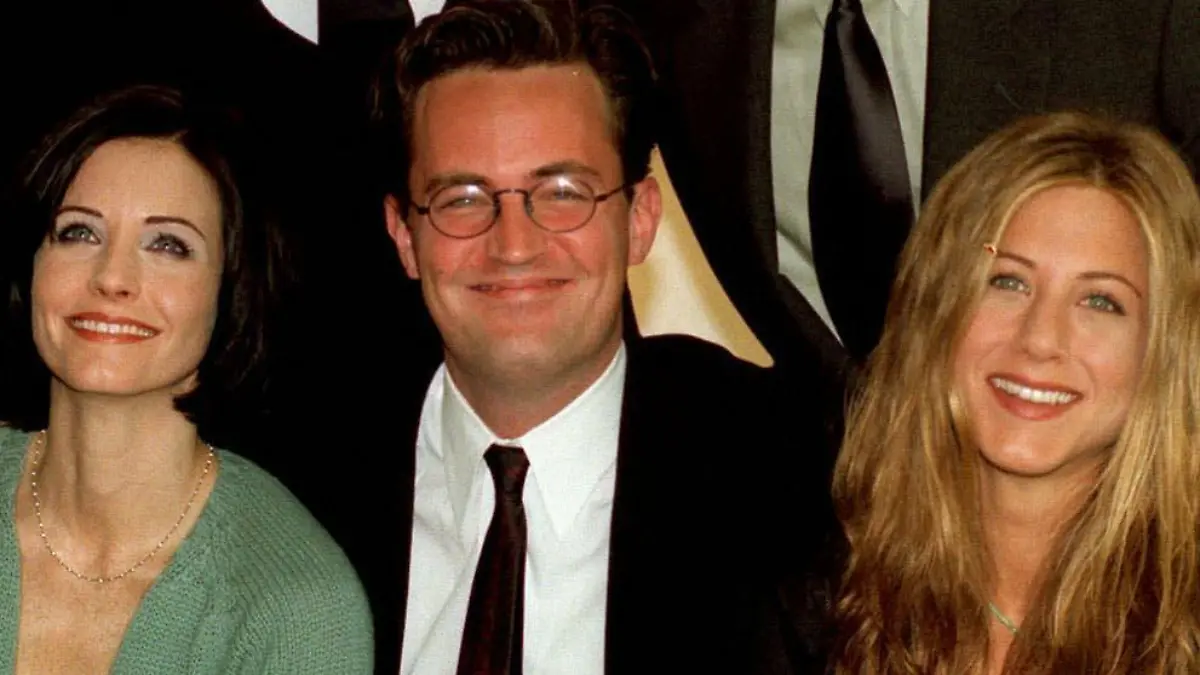 "Friends"-Schauspieler Courteney Cox und Matthew Perry sollen verwandt sein.