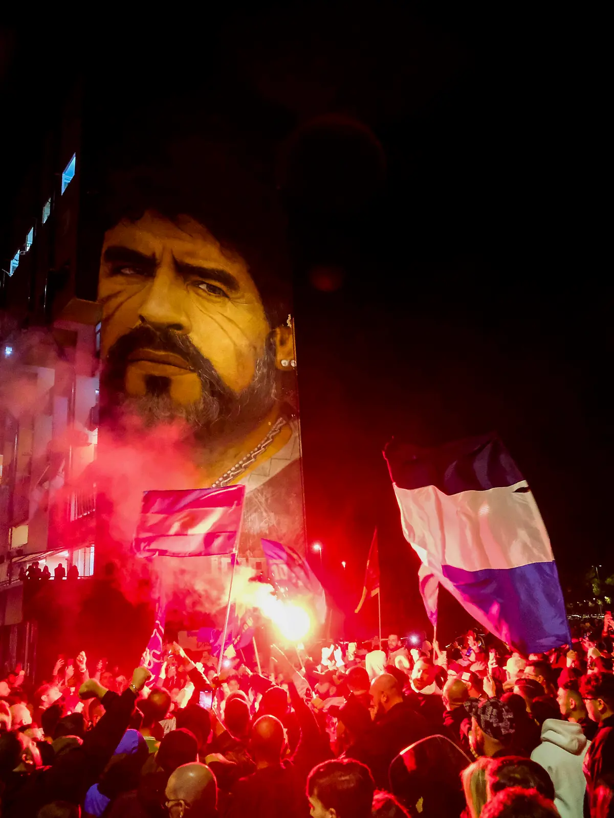 Italy: Diego Armando Maradona s 62nd birthday 2 years after his death Today is Diego Armando Maradona s birthday for Neapolitans. Fans tribute to Diego Armando Maradona visiting the mural in San Giovanni a Teduccio fireworks and chants today Maradona would have been 62 years old ABPH4914 Copyright: xAntonioxBalascox 