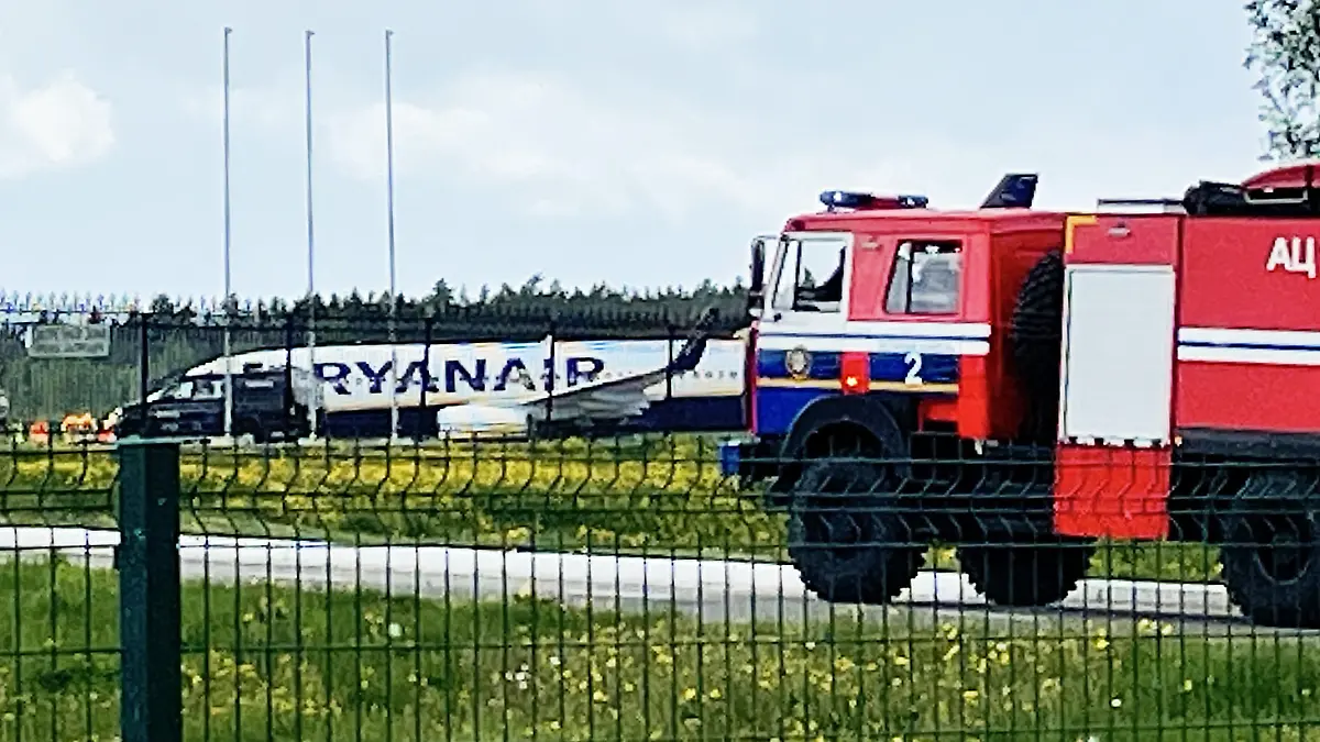 Belarus zwingt Flugzeug zur Landung