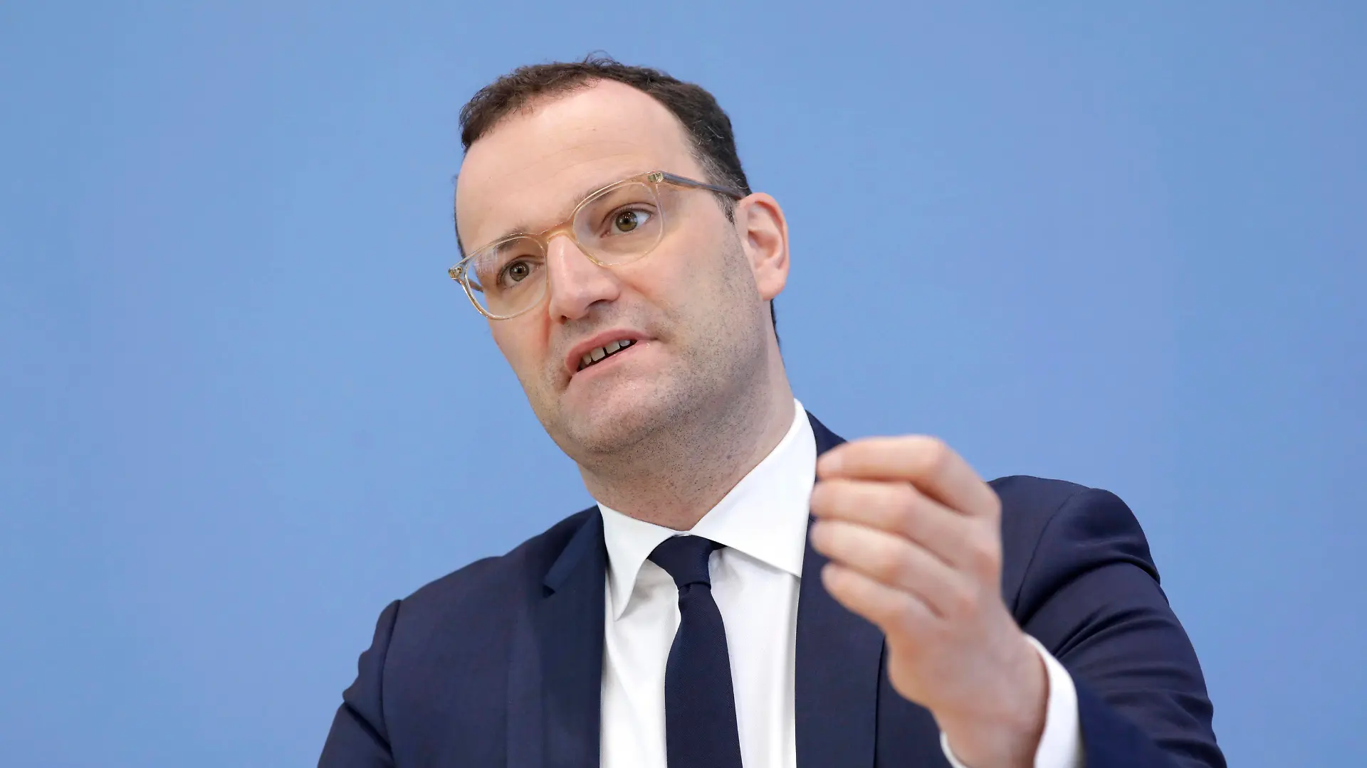 Jens Spahn, Bundesminister fuer Gesundheit, CDU, PK zu - Aktuelle Corona-Lage, DEU, Berlin, 21.05.2021 *** Jens Spahn, Federal Minister of Health, CDU, PK zu Aktuelle Corona Lage, DEU, Berlin, 21 05 2021