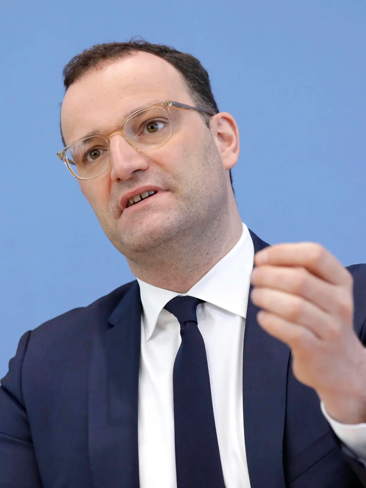 Jens Spahn, Bundesminister fuer Gesundheit, CDU, PK zu - Aktuelle Corona-Lage, DEU, Berlin, 21.05.2021 *** Jens Spahn, Federal Minister of Health, CDU, PK zu Aktuelle Corona Lage, DEU, Berlin, 21 05 2021 