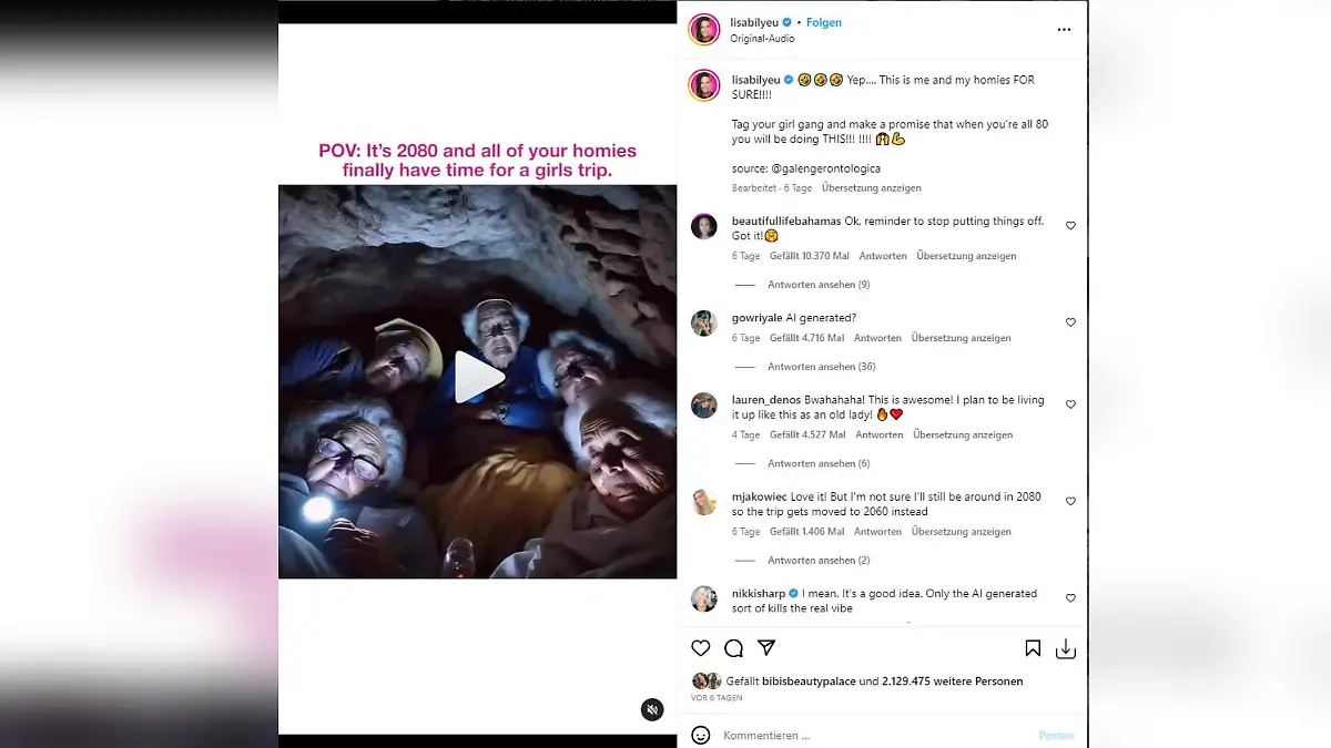 Der Fotobeweis! Bibi Claßen hat mit ihrem Account "Bibisbeautypalace" einen Beitrag bei Instagram geliked.