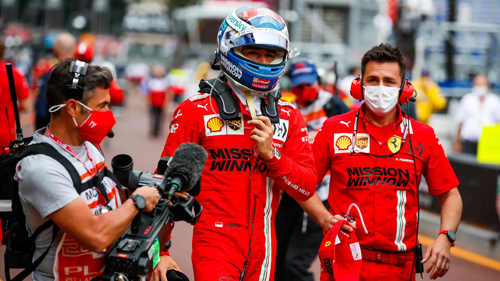 LECLERC Charles mco, Scuderia Ferrari SF21, portrait during the 2021 Formula One World Championship, WM, Weltmeisterschaft Grand Prix of Monaco from on May 20 to 23 in Monaco - FORMULE 1 : Grand prix de Monaco - Course - Monaco - 23/05/2021 DPPI/PANORAMIC PUBLICATIONxNOTxINxFRAxITAxBEL 00121009___GDN2605
