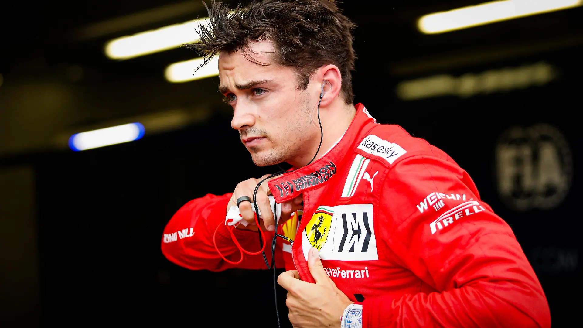 LECLERC Charles mco, Scuderia Ferrari SF21, portrait during the 2021 Formula One World Championship, WM, Weltmeisterschaft Grand Prix of Monaco from on May 20 to 23 in Monaco - FORMULE 1 : Grand prix de Monaco - Course - Monaco - 23/05/2021 DPPI/PANORAMIC PUBLICATIONxNOTxINxFRAxITAxBEL 00121009___GDN2635 