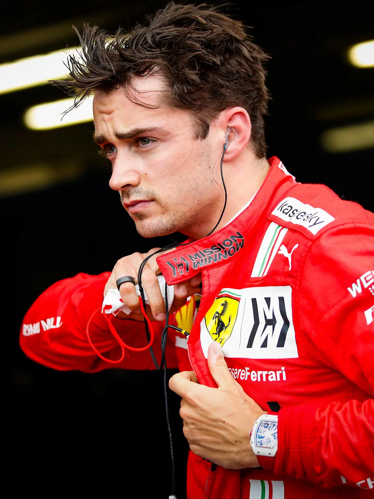 LECLERC Charles mco, Scuderia Ferrari SF21, portrait during the 2021 Formula One World Championship, WM, Weltmeisterschaft Grand Prix of Monaco from on May 20 to 23 in Monaco - FORMULE 1 : Grand prix de Monaco - Course - Monaco - 23/05/2021 DPPI/PANORAMIC PUBLICATIONxNOTxINxFRAxITAxBEL 00121009___GDN2635 