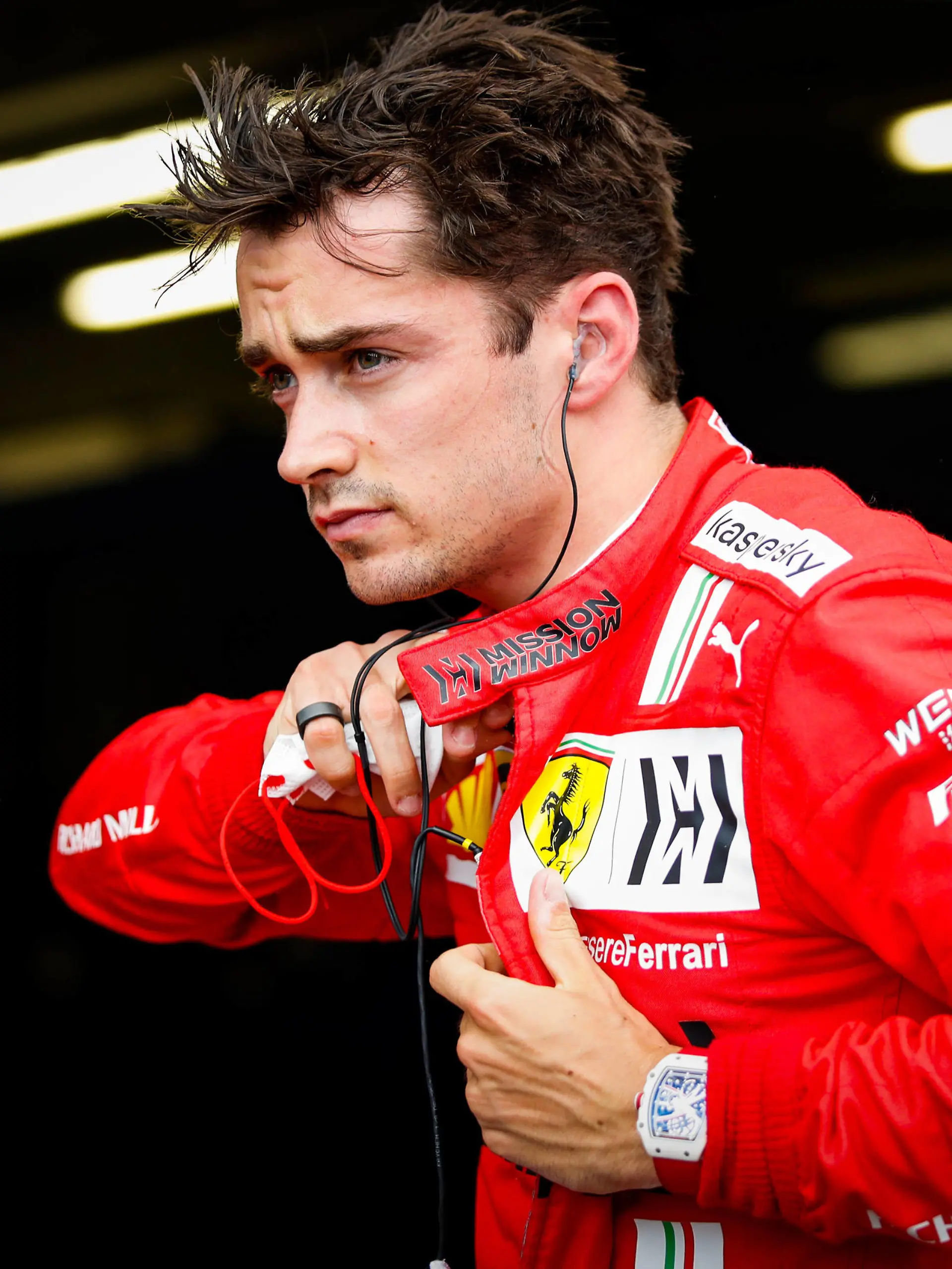 LECLERC Charles mco, Scuderia Ferrari SF21, portrait during the 2021 Formula One World Championship, WM, Weltmeisterschaft Grand Prix of Monaco from on May 20 to 23 in Monaco - FORMULE 1 : Grand prix de Monaco - Course - Monaco - 23/05/2021 DPPI/PANORAMIC PUBLICATIONxNOTxINxFRAxITAxBEL 00121009___GDN2635 