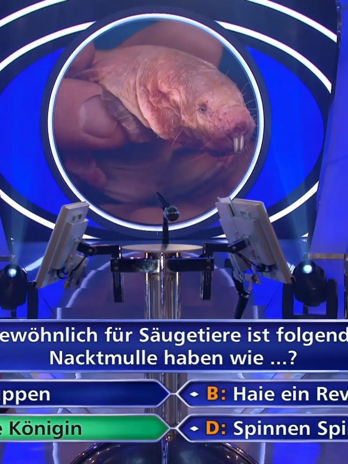 "Wer wird Millionär?"-Promi-Kandidatin  Barbara Schöneberger und Moderator Günther Jauch