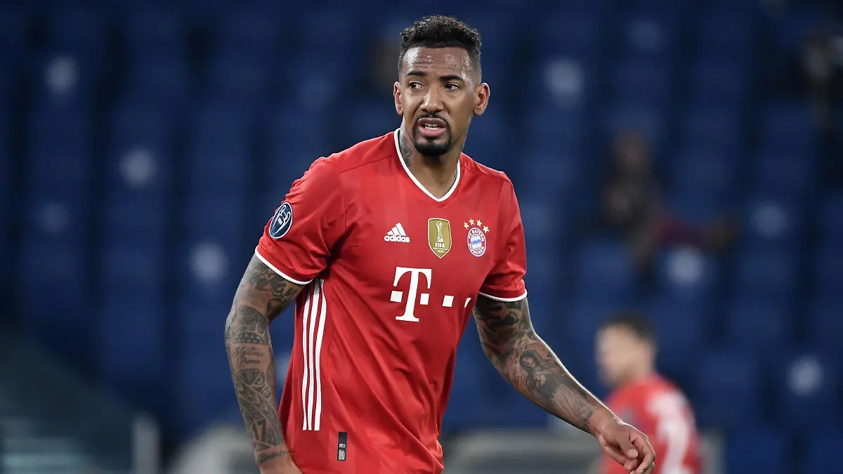  Jerome Boateng of FC Bayern Munchen reacts during the Champions League round of 16 football match between SS Lazio and Bayern Munchen at stadio Olimpico in Rome Italy, February, 23th, 2021. Photo Andrea Staccioli / Insidefoto andreaxstaccioli