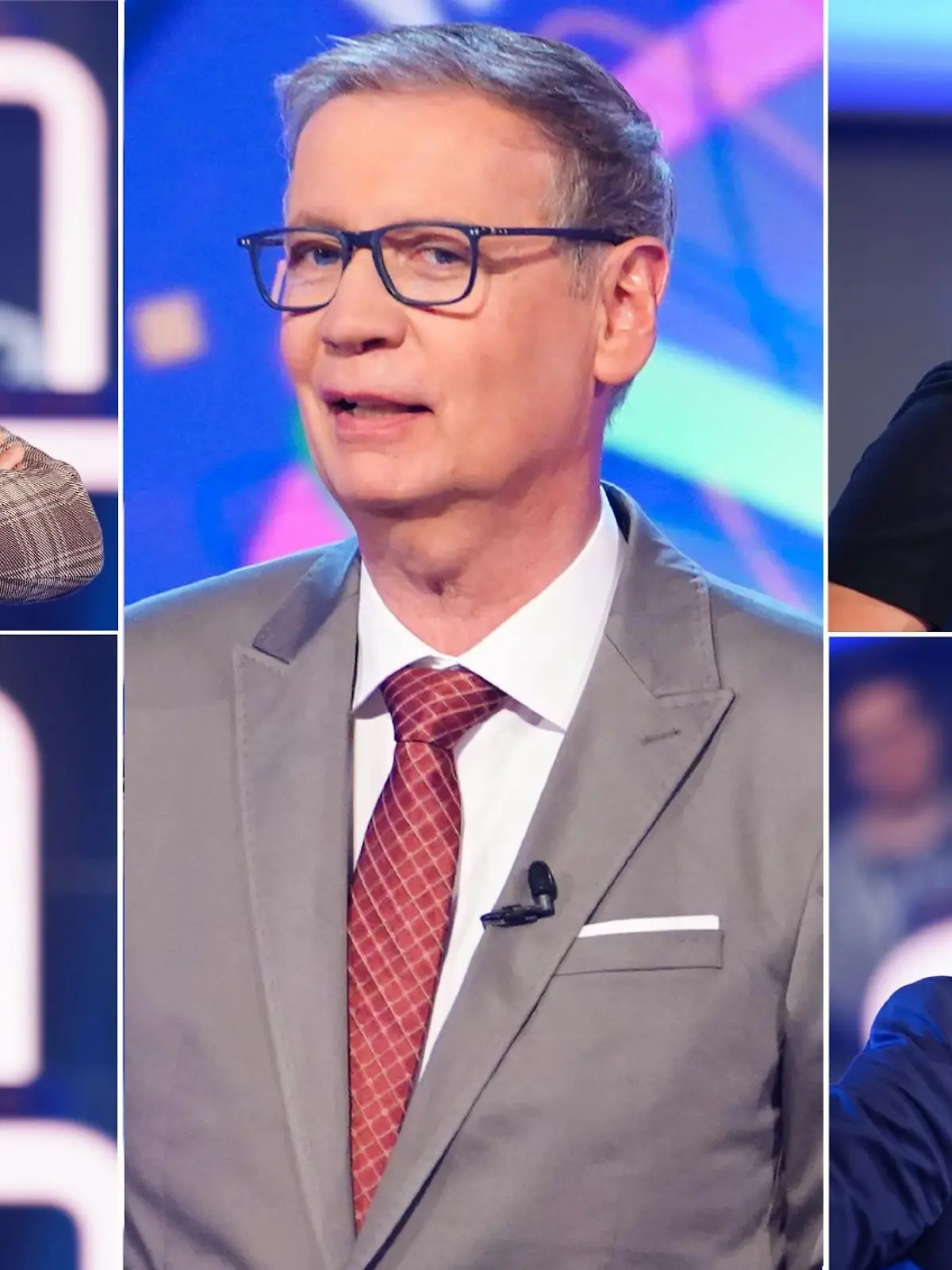 Anke Engelke, Barbara Schöneberger, Thomas Gottschalk und Oliver Pocher spielen beim großen "Wer wird Millionär?"-Prominenten-Zocker-Special mit Günther Jauch um zwei Millionen