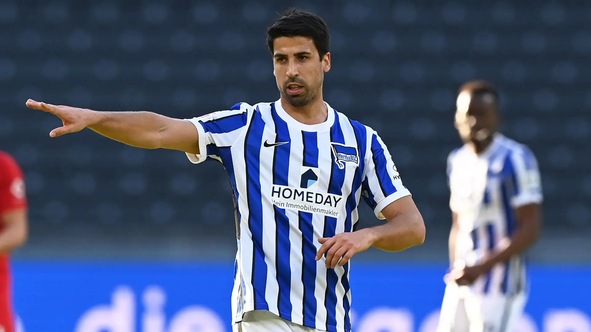 Fussball, Herren, 1. Bundesliga, Saison 2020/21, 22. Spieltag, Hertha BSC - RB Leipzig, Sami Khedira Hertha BSC, 21.02. 2021, *** Football, men, 1 Bundesliga, season 2020 21, 22 matchday , Hertha BSC RB Leipzig, Sami Khedira Hertha BSC , 21 02 2021, Copyright: xMatthiasxKochx