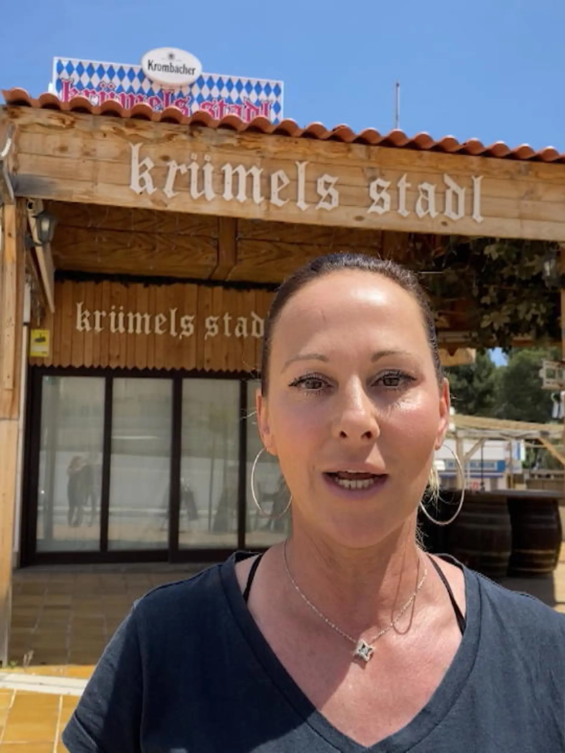 Marion Pfaff, kurz Krümel, darf ich Stadl auf Mallorca bald wieder eröffnen!
