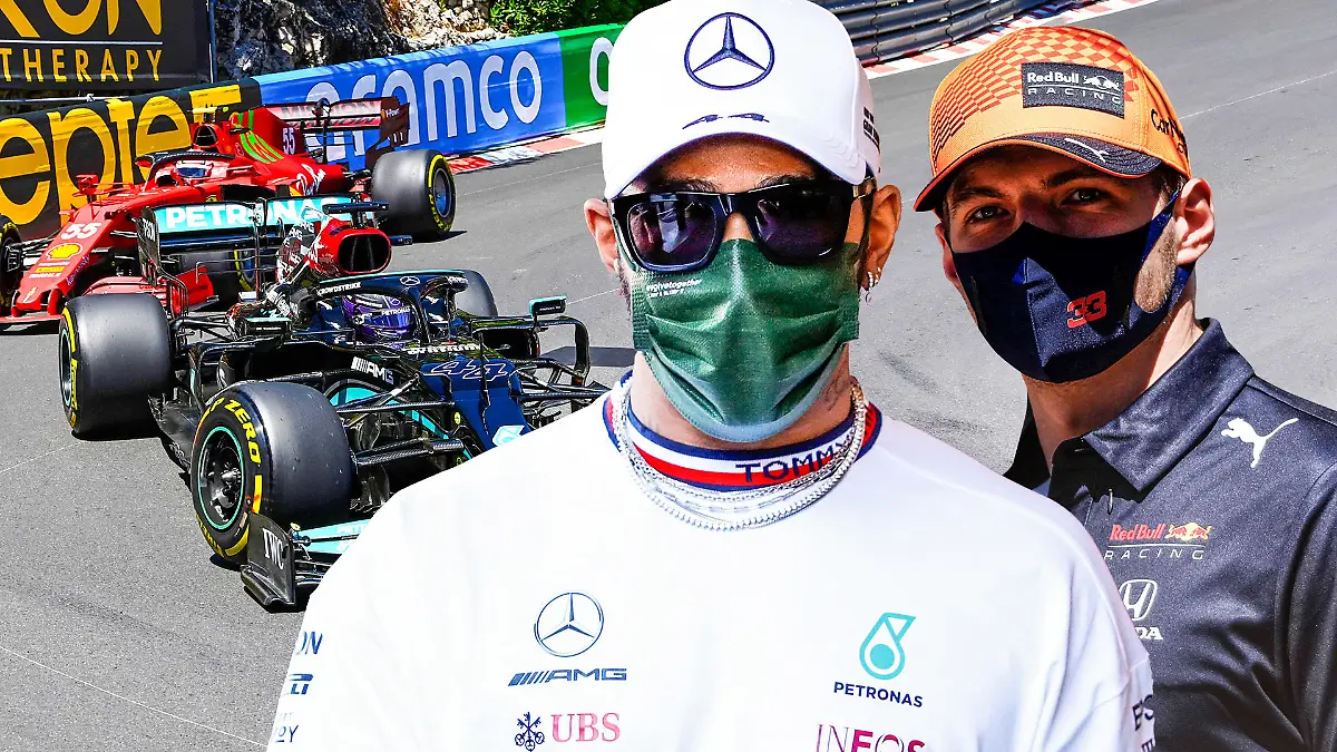 Lewis Hamilton und Max Verstappen.