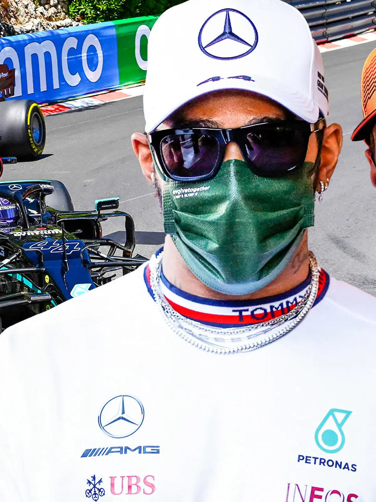 Lewis Hamilton und Max Verstappen.