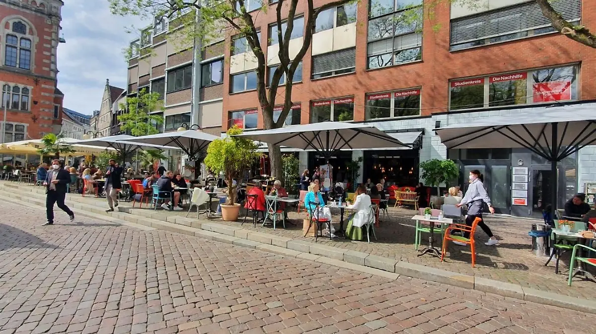 Restaurant „Ma“ am Marktplatz in Oldenburg