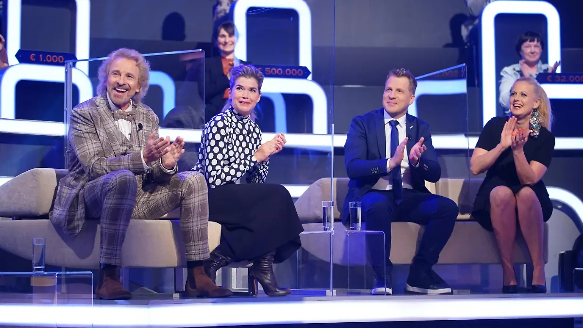 Günther Jauchs prominente Zocker-Kandidaten: Thomas Gottschalk, Anke Engelke, Oliver Pocher und Barbara Schöneberger