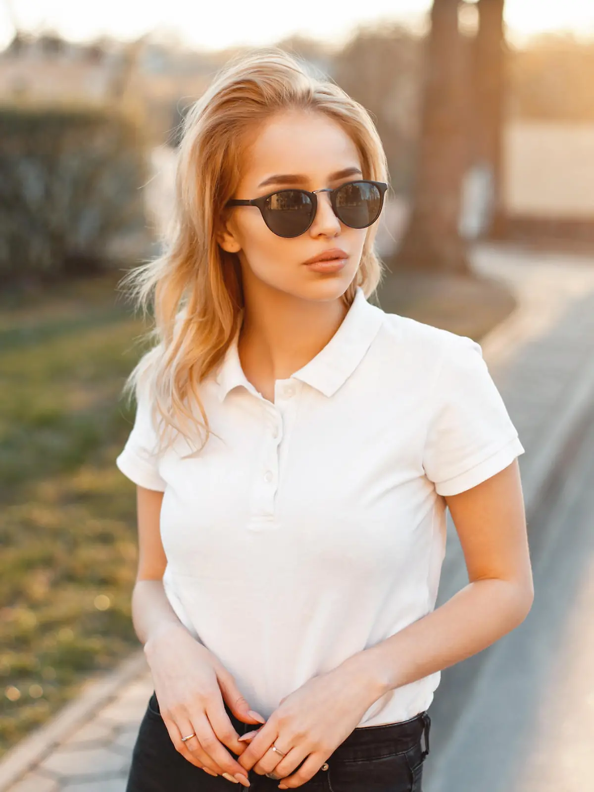 Polohemden im Trend-Check.