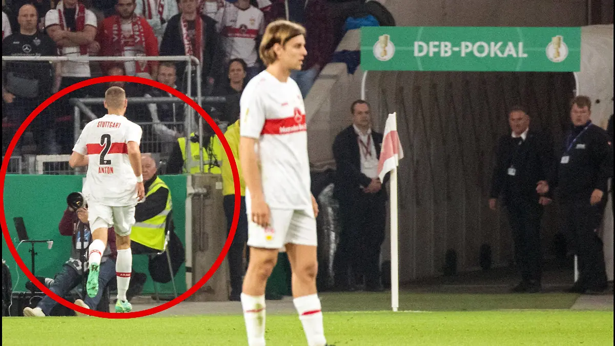 Waldemar Anton verlässt mitten im Spiel den Platz.