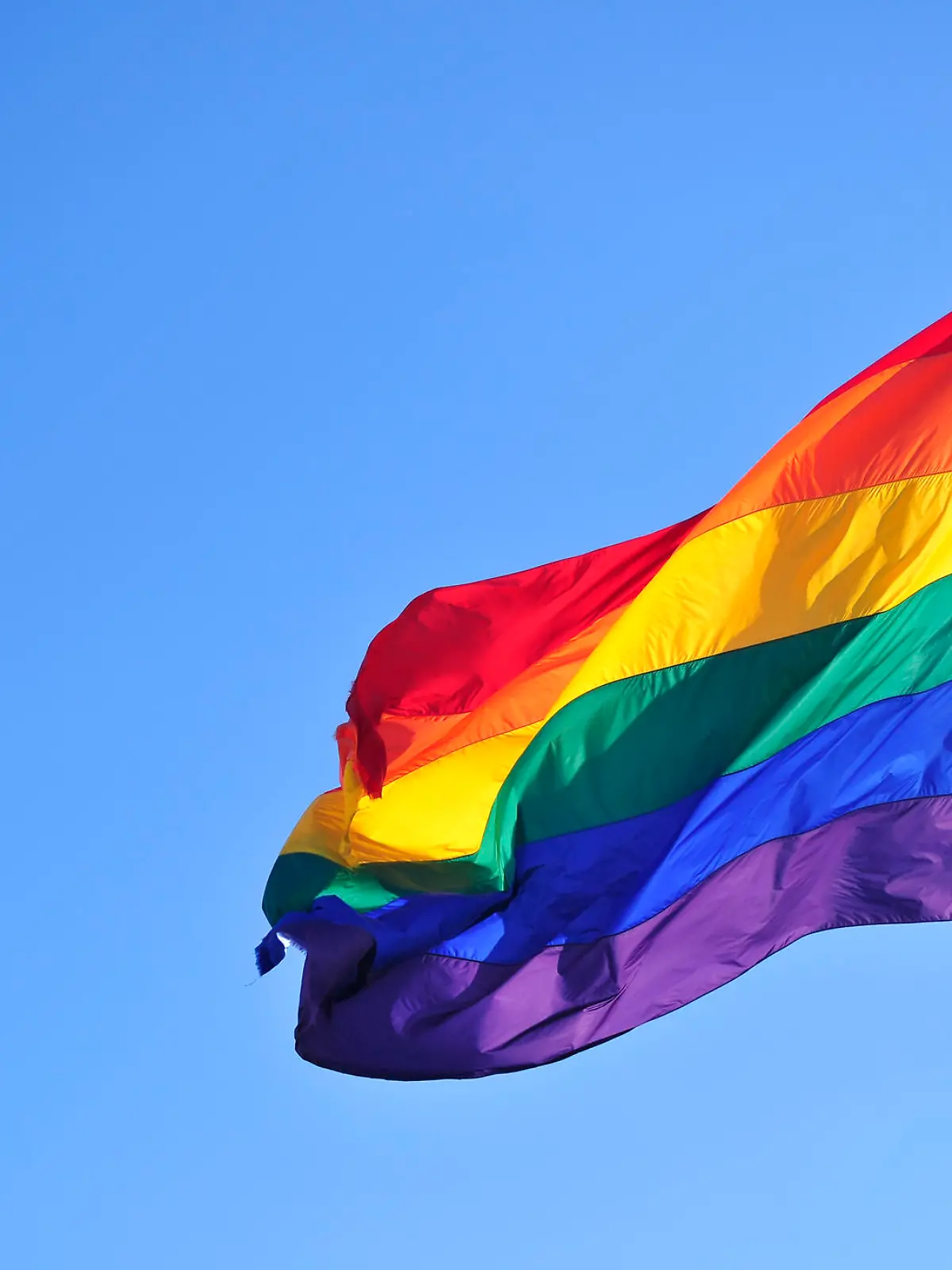 Queer Flagge weht