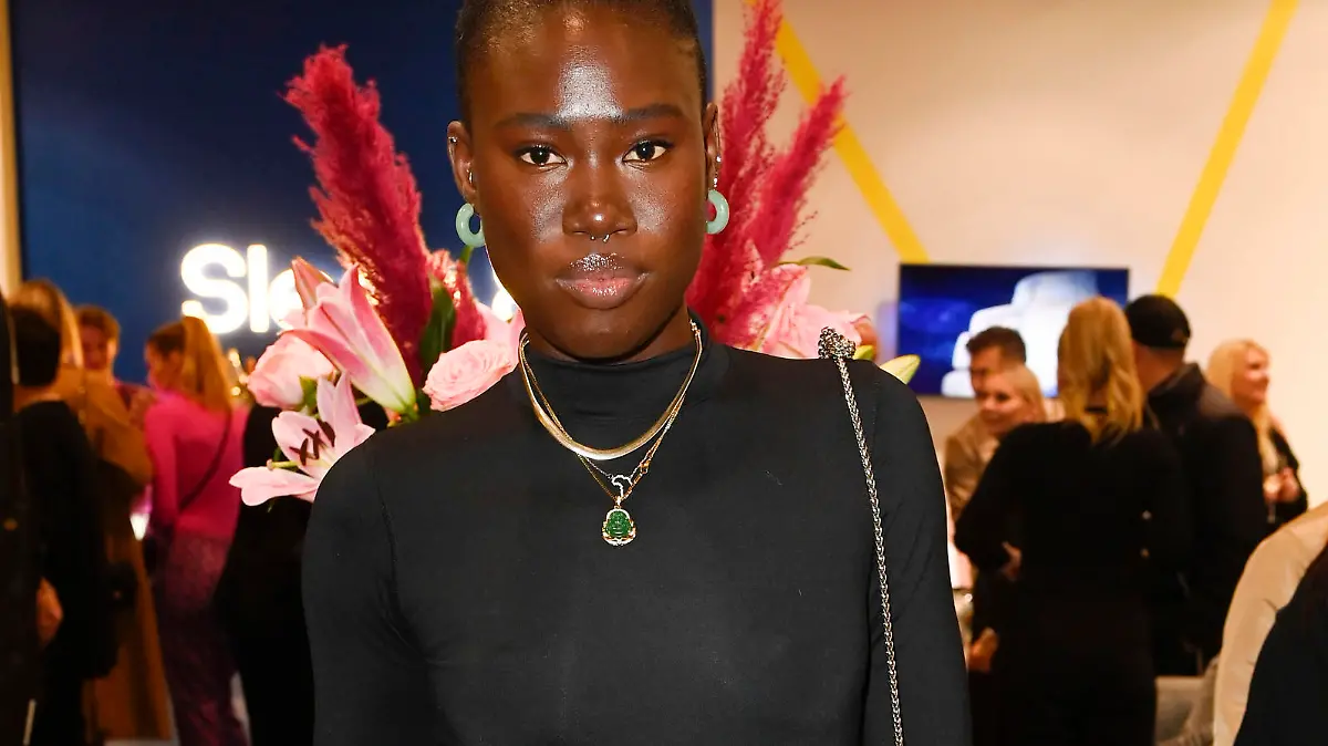 Aminata Sanogo beim Launch des Fashionlabels N.O von Natascha Ochsenknecht im N.O Pop Up Store im Sleep 8 im Alexa. Berlin, 02.11.2021
