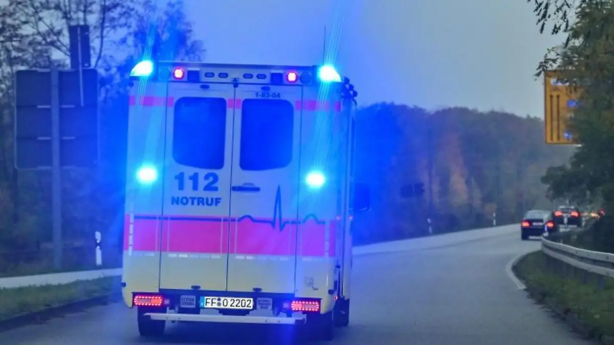 Rettungswagen im Einsatz