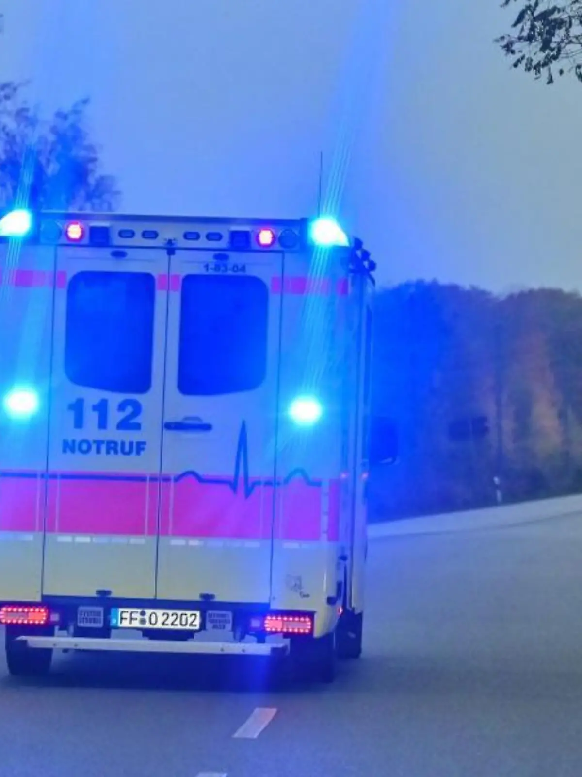 Rettungswagen im Einsatz