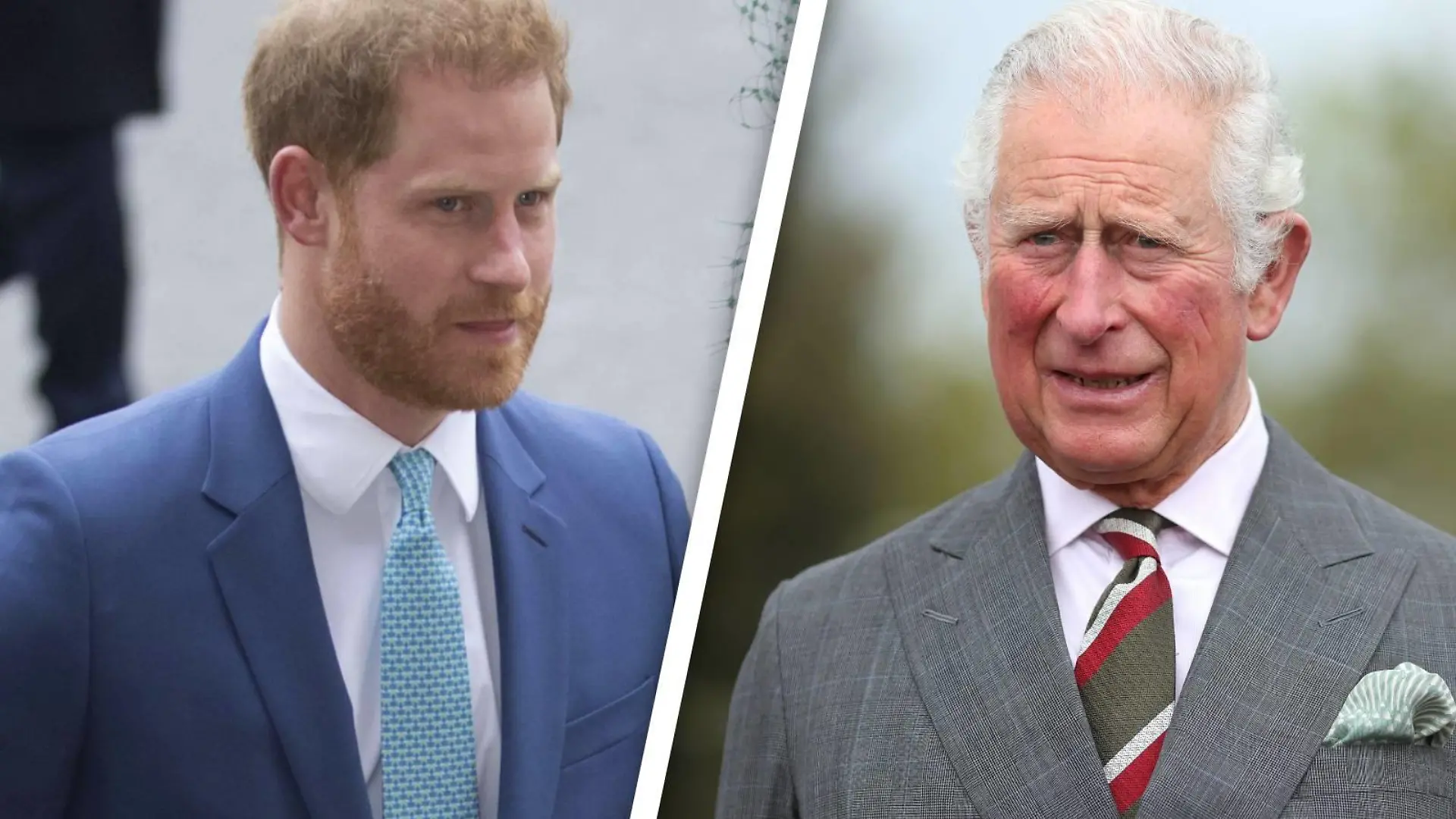 Prinz Harry und Prinz Charles