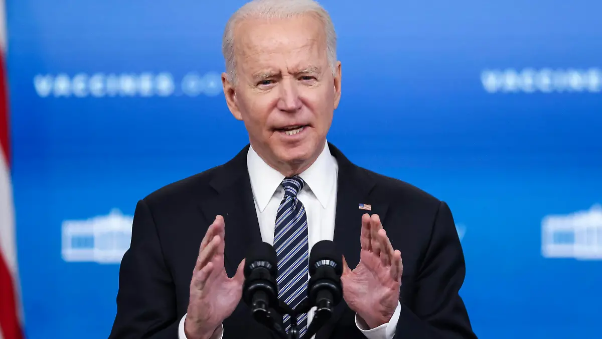 May 12, 2021, Washington, District of Columbia, USA: President Joe Biden delivers remarks on Covid-19 response and the vaccination program, from the South Court Auditorium at the White House May 12, 2021 in Washington, DC. /Sipa USAUnited States President Joe Biden delivers remarks on Covid-19 response and the vaccination program, from the South Court Auditorium at the White House May 12, 2021 in Washington, DC Washington USA - ZUMAs152 20210512_zaa_s152_293 Copyright: xOliverxContrerasx