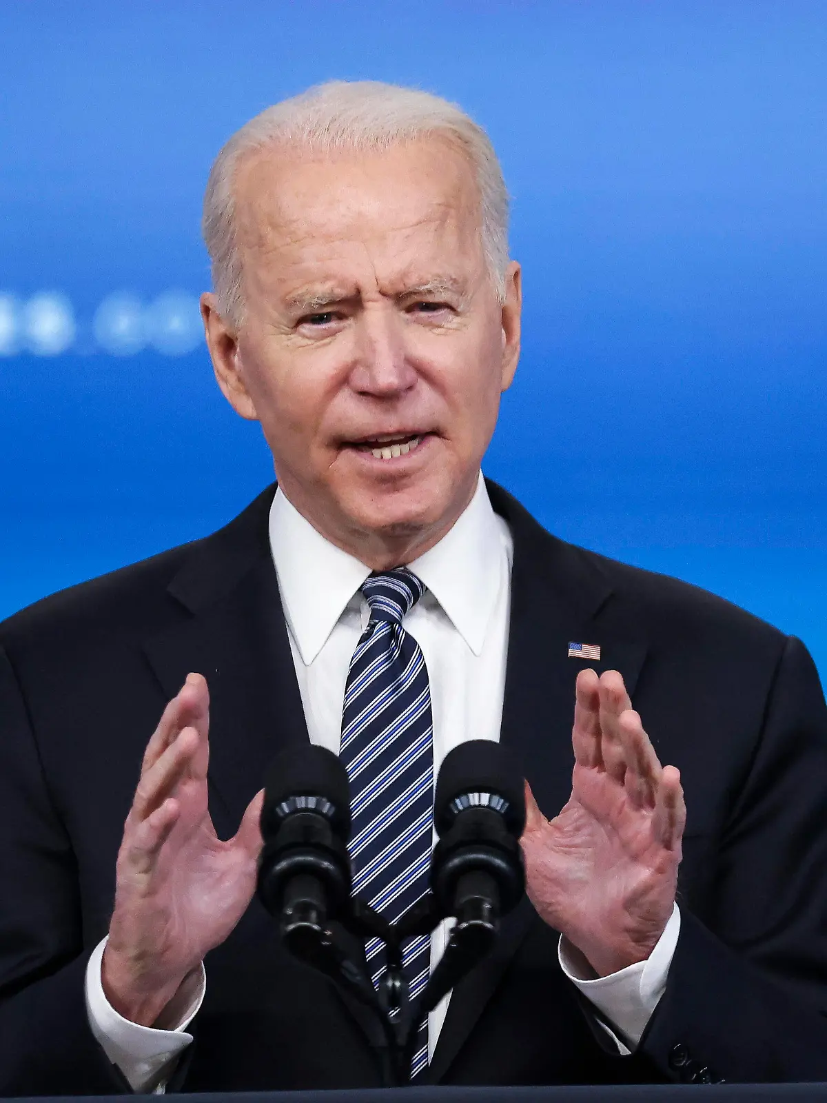  May 12, 2021, Washington, District of Columbia, USA: President Joe Biden delivers remarks on Covid-19 response and the vaccination program, from the South Court Auditorium at the White House May 12, 2021 in Washington, DC.  /Sipa USAUnited States President Joe Biden delivers remarks on Covid-19 response and the vaccination program, from the South Court Auditorium at the White House May 12, 2021 in Washington, DC Washington USA - ZUMAs152 20210512_zaa_s152_293 Copyright: xOliverxContrerasx