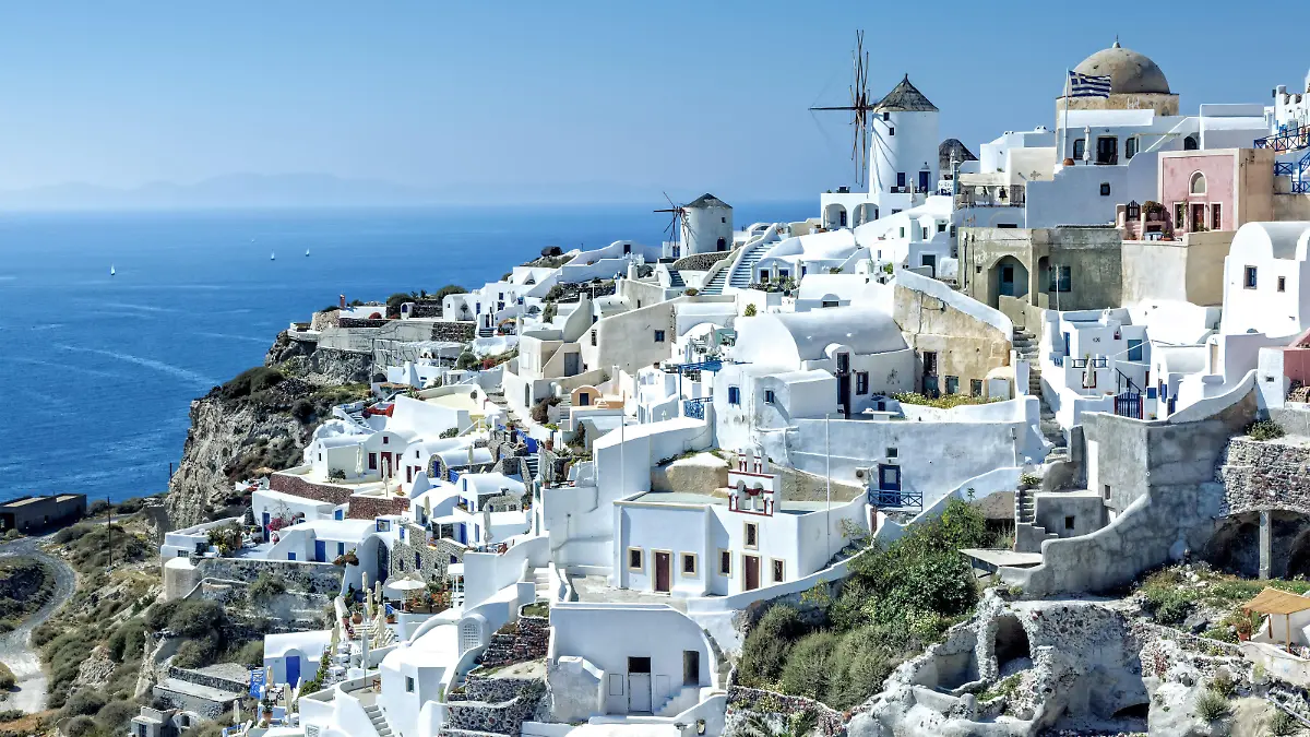 Santorin Kykladen Griechenland