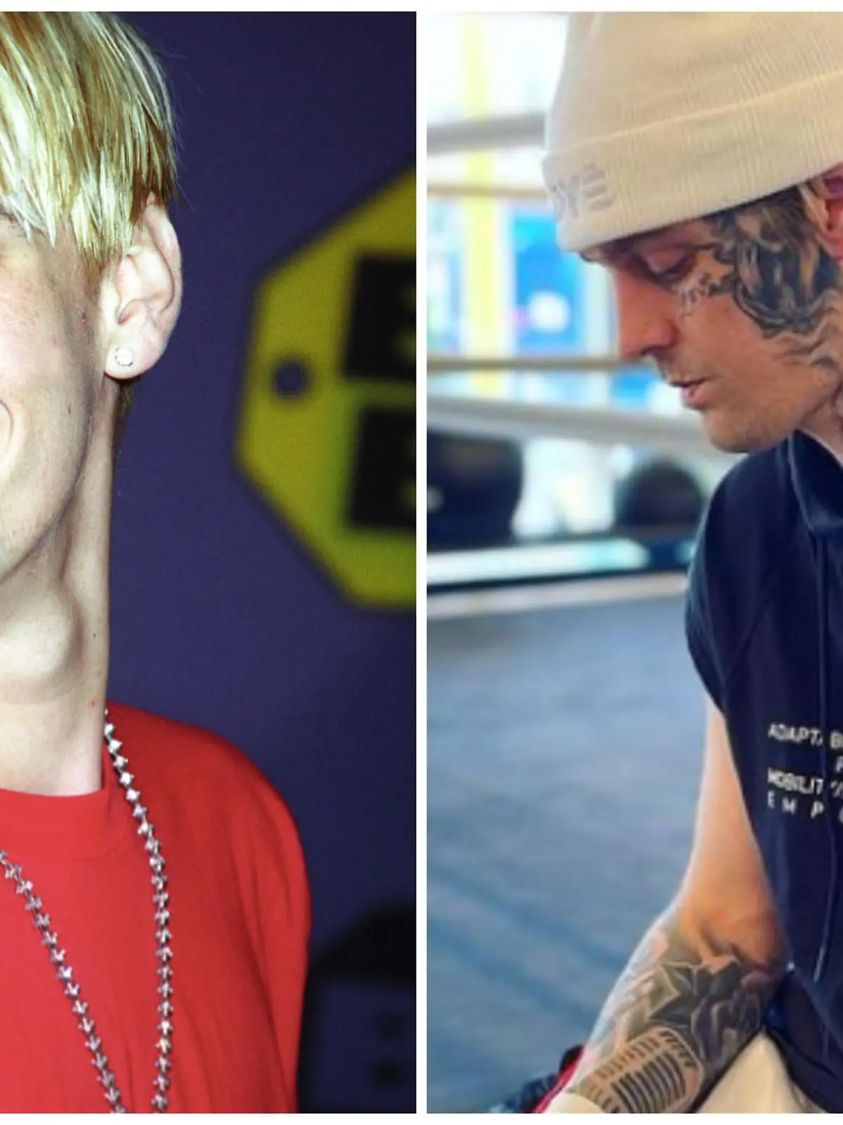 Aaron Carter im Wandel der Zeit.