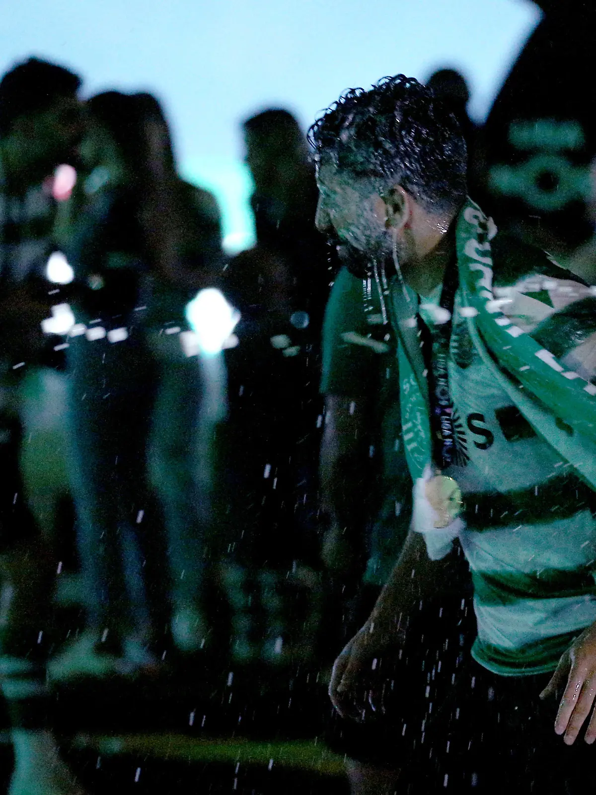 Sporting CP v Boavista FC - Liga NOS Sporting s head coach Ruben Amorim celebrates the Portuguese League football title after the match against Boavista FC at Jose Alvalade stadium in Lisbon, Portugal on May 11, 2021. Lisbon Portugal fiuza-sporting210511_np9CX PUBLICATIONxNOTxINxFRA Copyright: xPedroxFiuzax 