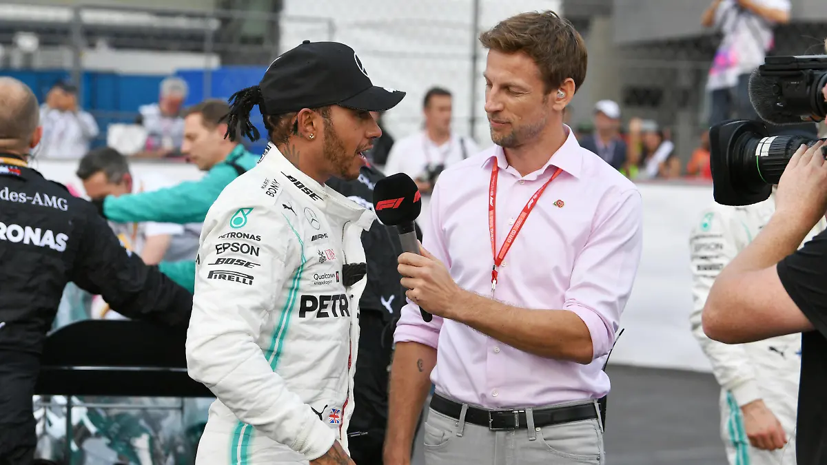 Jenson Button interviewt heutzutage Lewis Hamilton oft nach dessen Siegen
