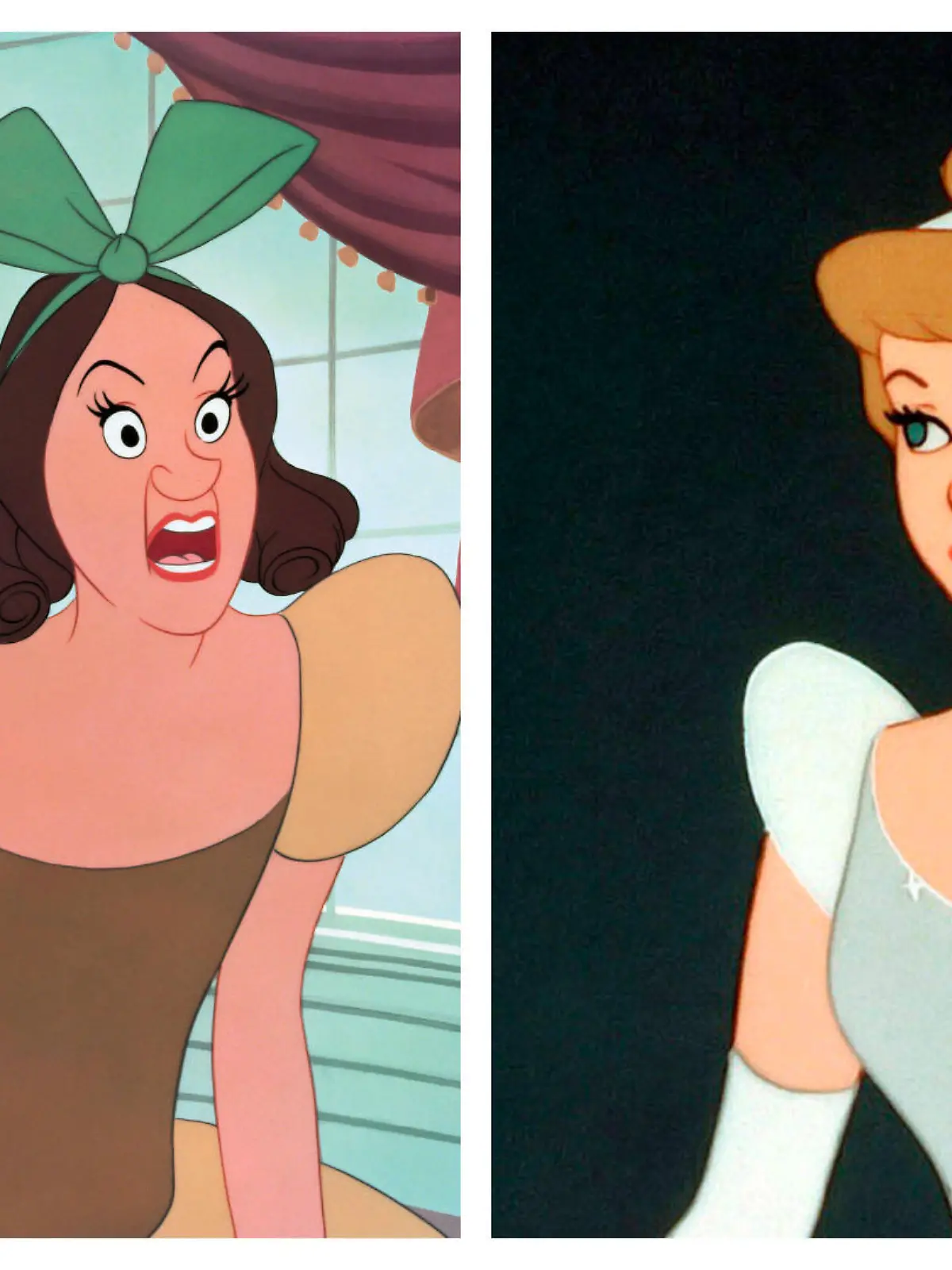 Disney-Charaktere in einer Collage