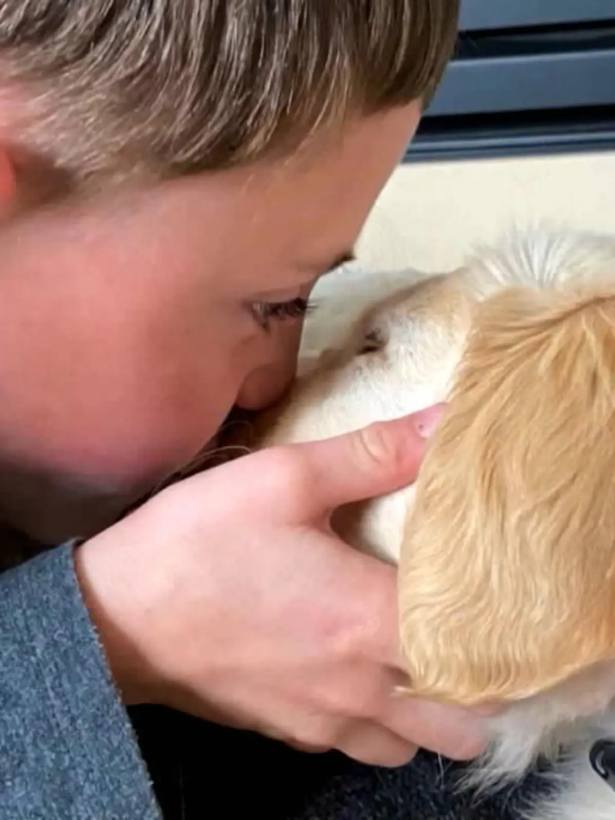 Paxton musste vor drei Jahren ein Fuß amputiert werden. Doch in Goldenretriever Marvel fand er eine Verbündete.