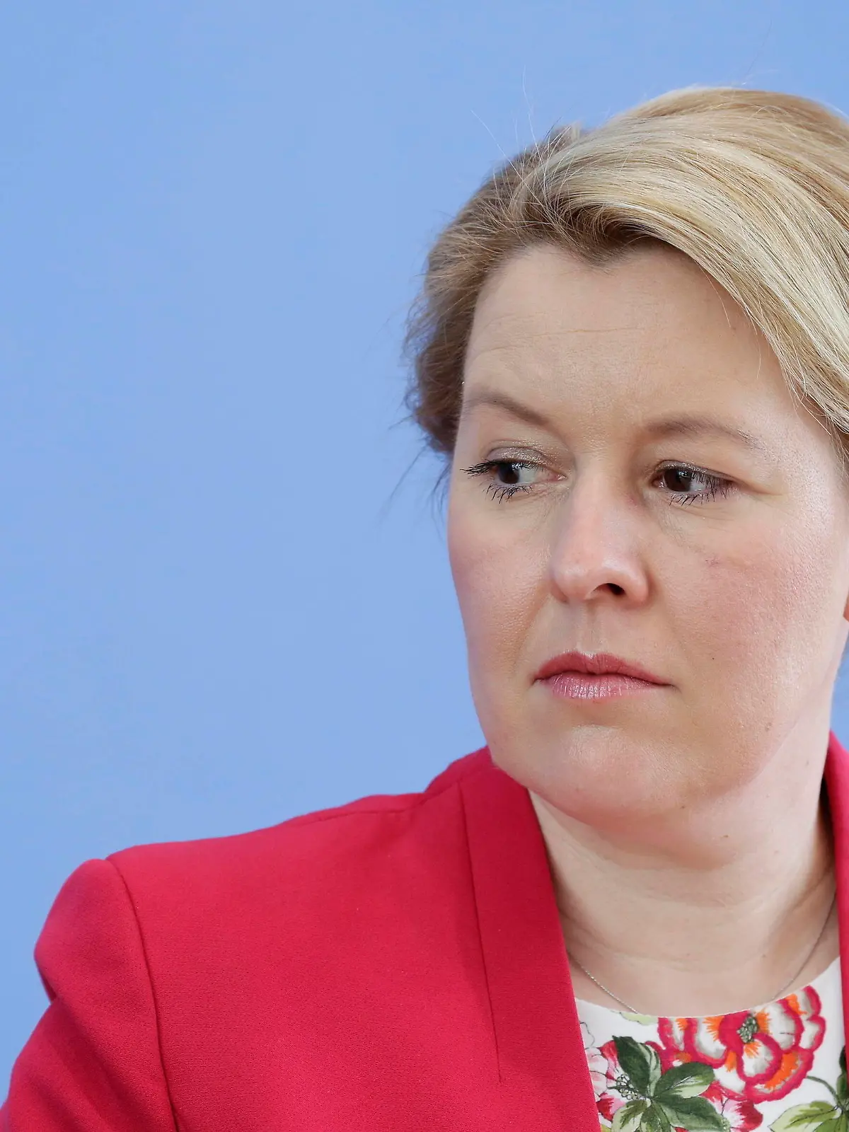  10.05.2021, Berlin, Deutschland - Pressekonferenz: 8. Jahresbericht des Hilfetelefons Gewalt gegen Frauen. Foto: Franziska Giffey, SPD, Bundesministerin fuer Familie, Senioren, Frauen und Jugend. *** 10 05 2021, Berlin, Germany Press Conference 8 Annual Report of the Violence against Women Helpline Photo Franziska Giffey, SPD, Federal Minister for Family Affairs, Senior Citizens, Women and Youth