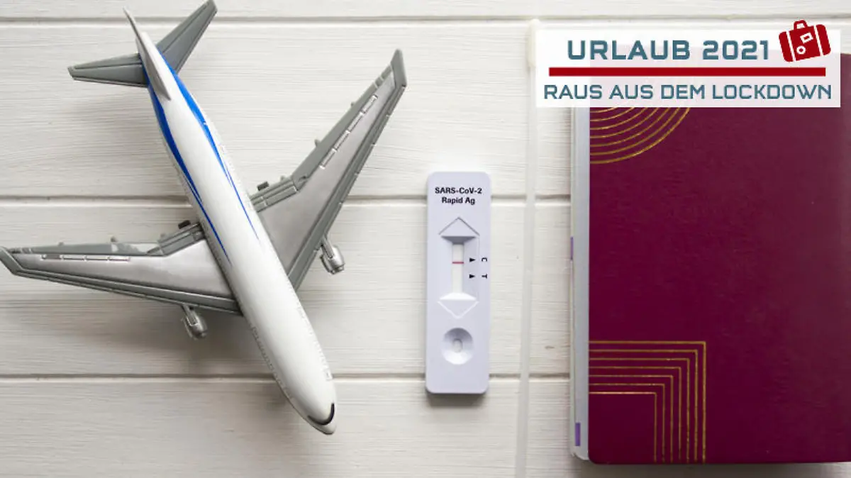 Reisepass und Coronatest