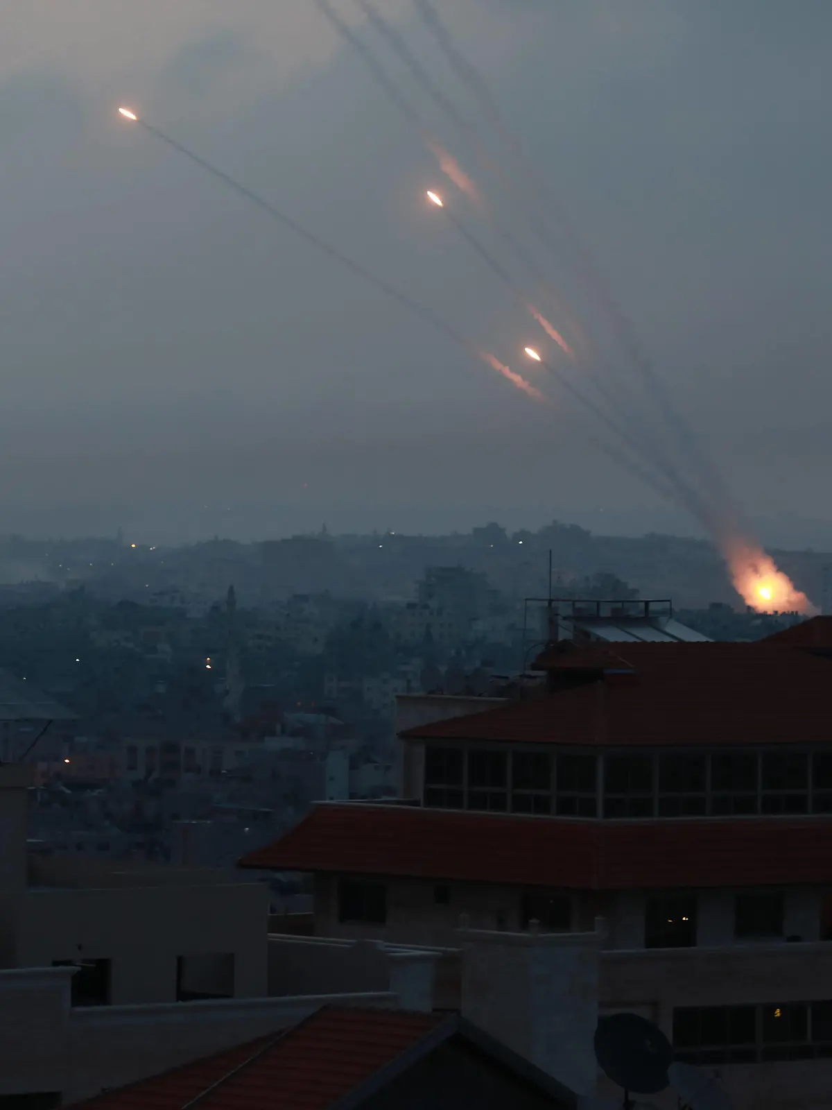  Palestine Israel Conflict Rockets are launched by Palestinian militants into Israel, in Gaza May 11, 2021. Gaza Palestine fathi-notitle210511_npsR6 PUBLICATIONxNOTxINxFRA Copyright: xMajdixFathix