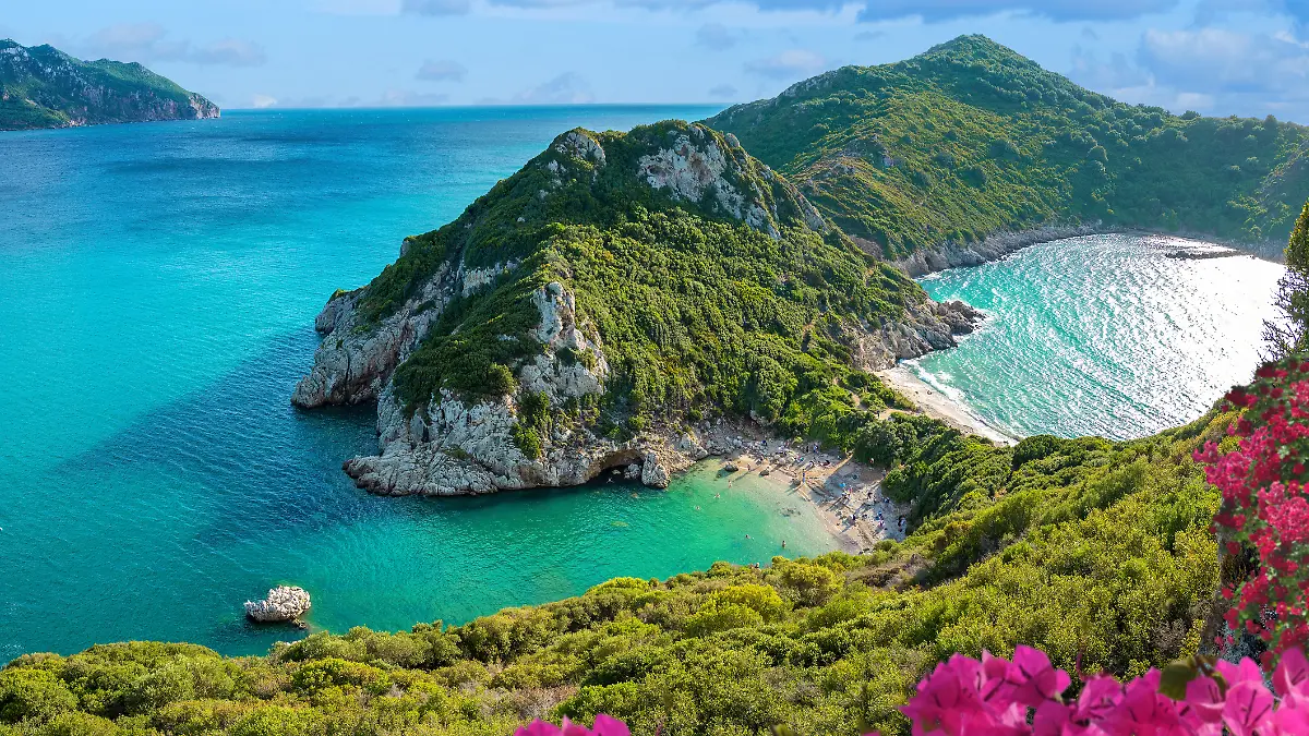 Porto Timoni Strand, Corfu, Greece
