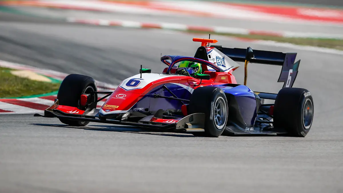 06 David Schumacher ger, Trient action during the 1st round of the 2021 FIA Formula 3 Championship from May 07 to 10, 2021 on the Circuit de Barcelona-Catalunya, in Montmelo, near Barcelona, Spain FORMULE 3 : Grand prix d Espagne - Barcelone - 08/05/2021 DPPI/Panoramic PUBLICATIONxNOTxINxFRAxITAxBEL 00121006__B2_1407