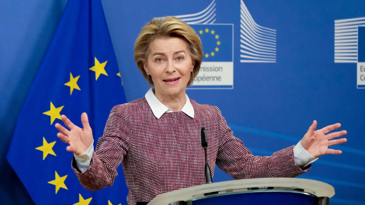 EU-Kommissionspräsidentin Ursula von der Leyen ist jetzt "stolze Oma"