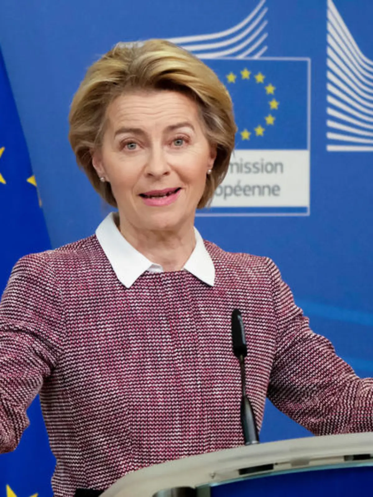 EU-Kommissionspräsidentin Ursula von der Leyen ist jetzt "stolze Oma"