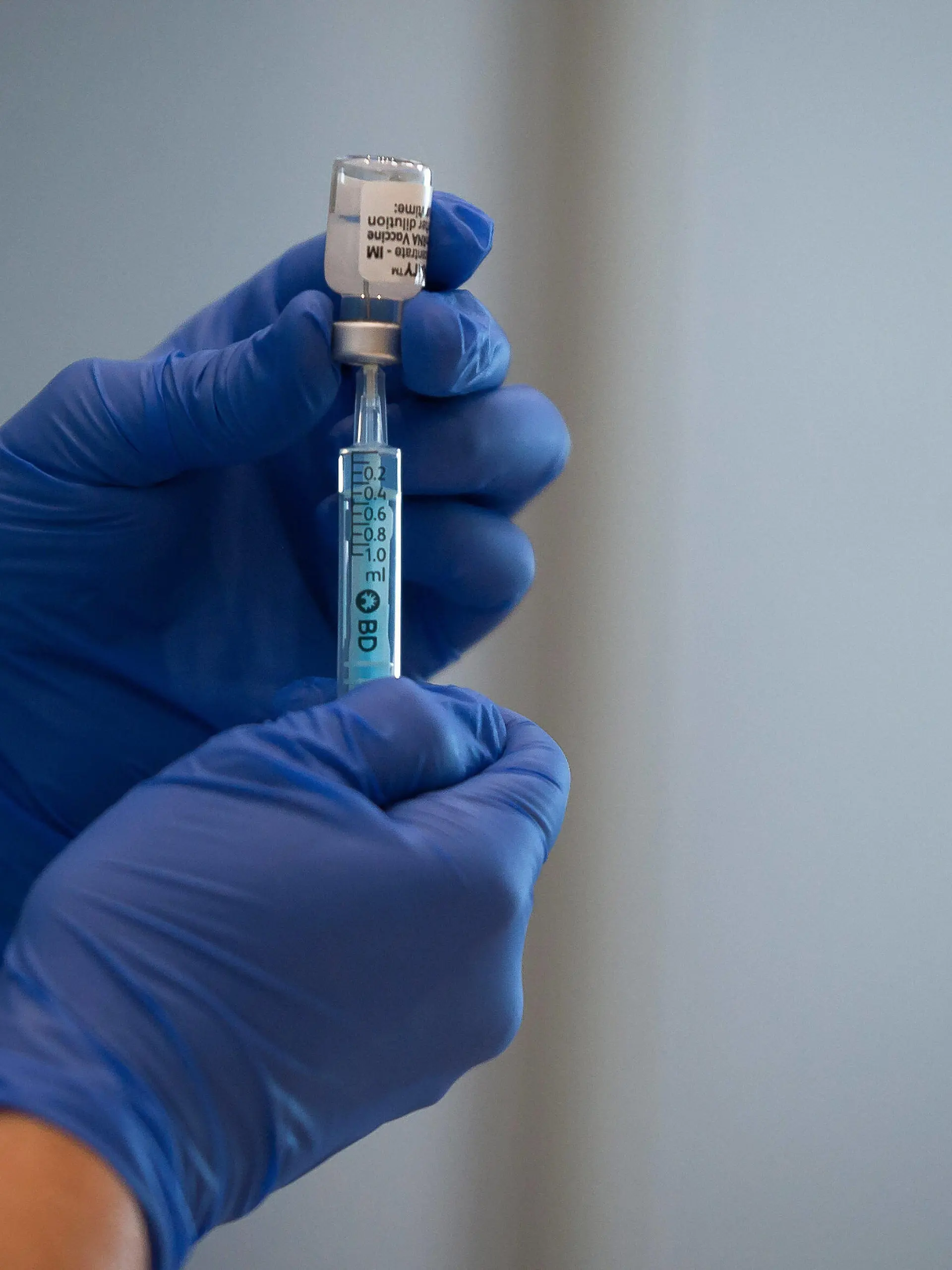 May 5, 2021, Malaga, Spain: A health worker seen preparing a dose of Pfizer vaccine in a syringe during a massive vaccination at Fair and Congresses Palace..Health regional authorities have retimed again the vaccination with doses of Pfizer BioNTech inside large and secure places following all protective measures, as part of massive vaccination One million plan after the announcement of Andalusian government to inoculate around 600.000 vaccines during the week. Malaga Spain - ZUMAs197 20210505_zaa_s197_017 Copyright: xJesusxMeridax 