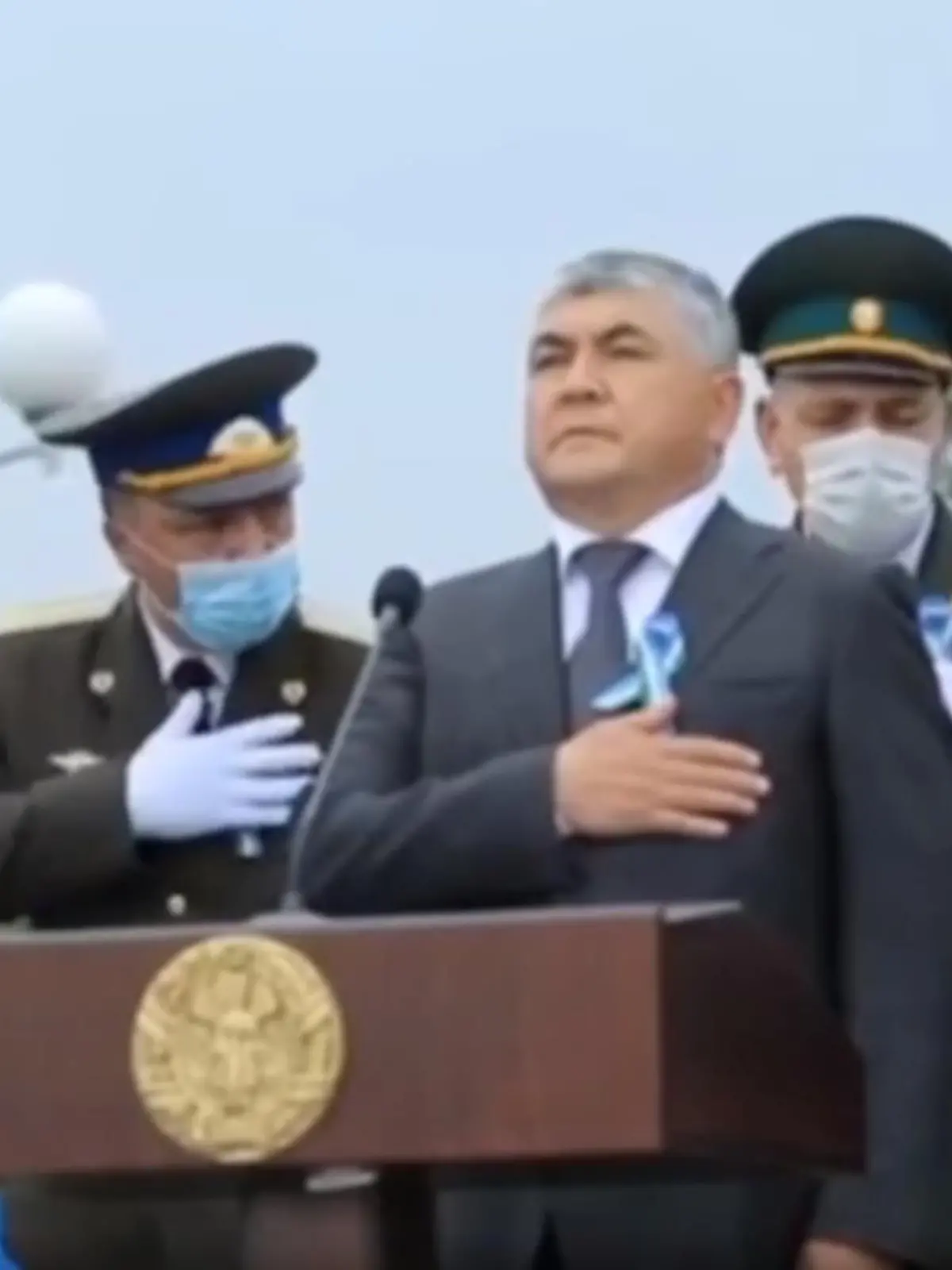 Militär von Usbekistan am Tag der Erinnerung
