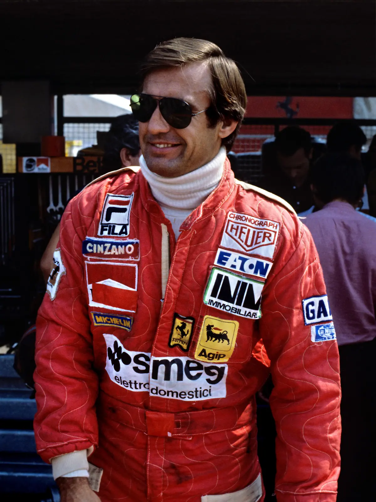 Der argentinische Formel-1-Fahrer Carlos Reutemann, aufgenommen 1978. Foto: Griffin +++(c) dpa - Report+++