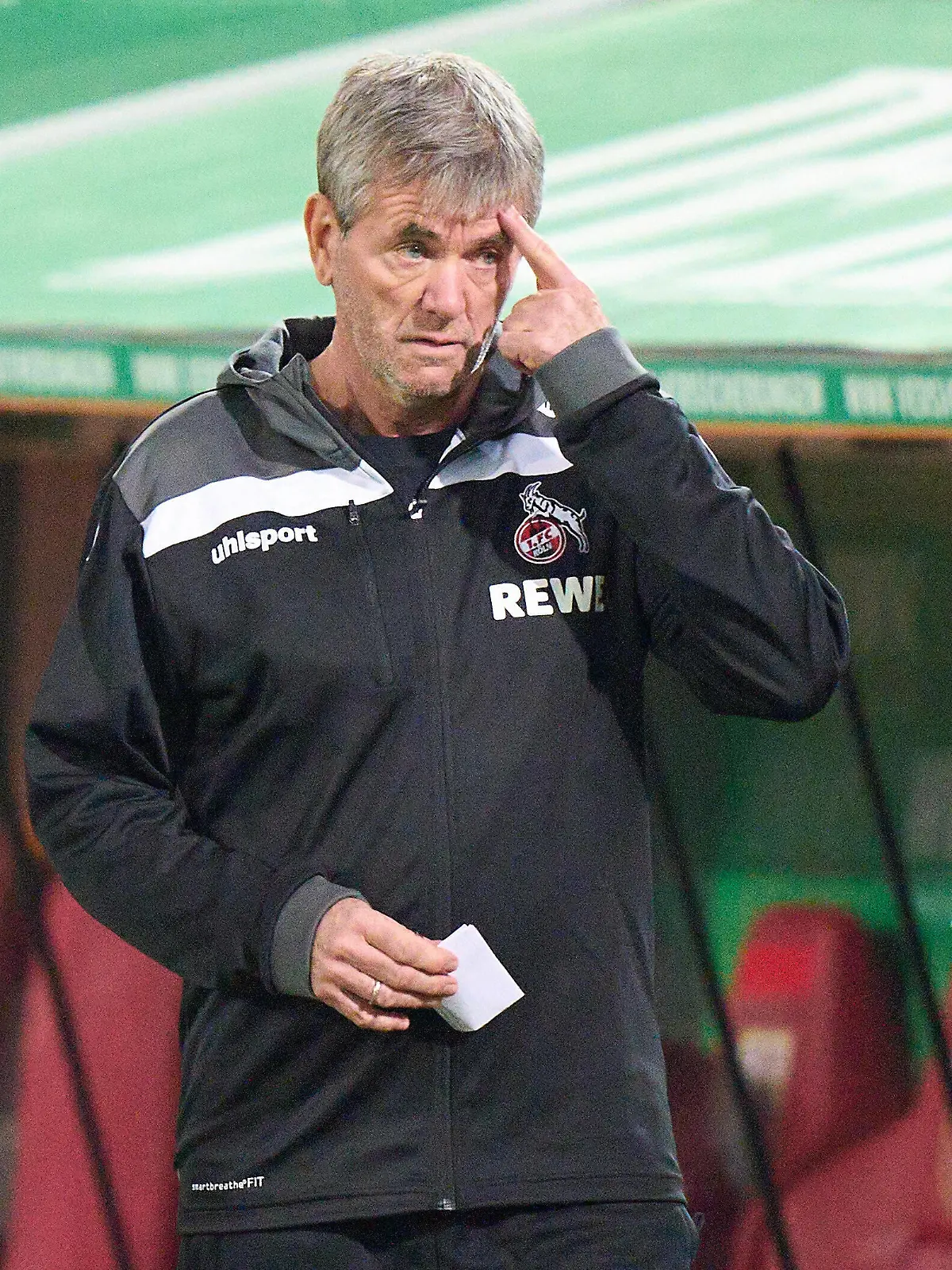  Friedhelm FUNKEL, 1.FCK Trainer in the match FC AUGSBURG - 1.FC KOELN DFL 1.German Football League , Augsburg, Germany, April 23, 2021. Season 2020/2021, matchday 31, 1.Bundesliga, 31.Spieltag, Köln,