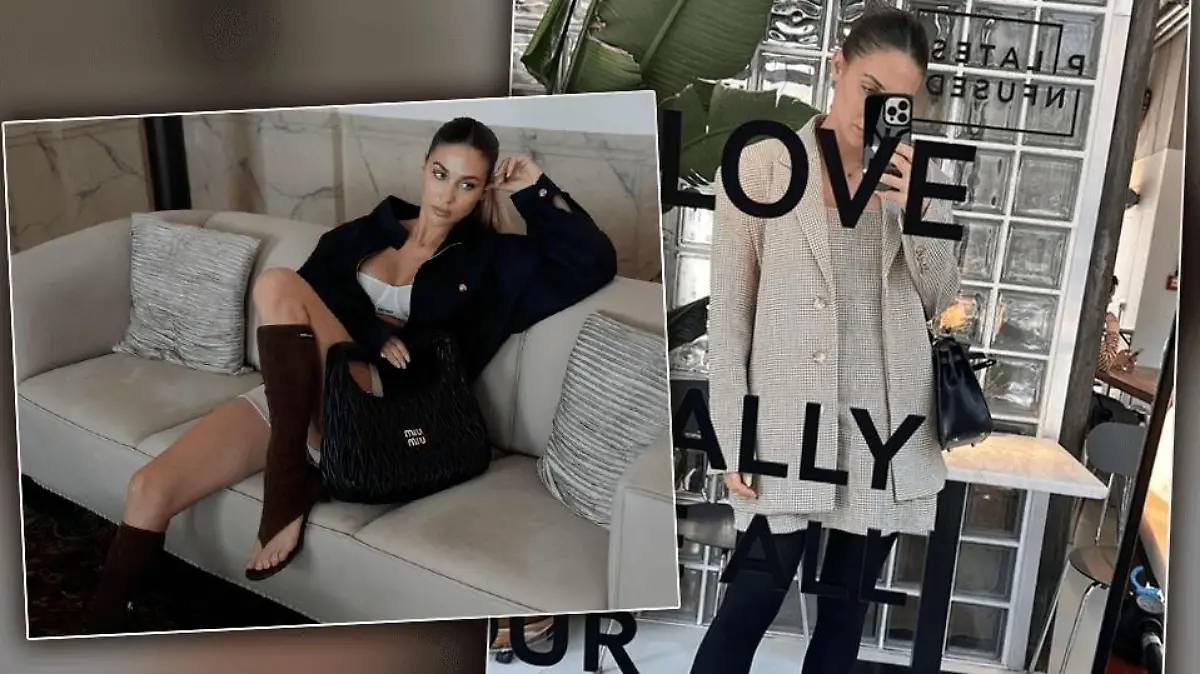 Model Ann-Kathrin Götze weiß sich in Szene zu setzen.