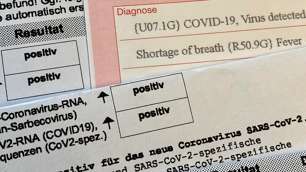 Postives Corona-Testergebnis