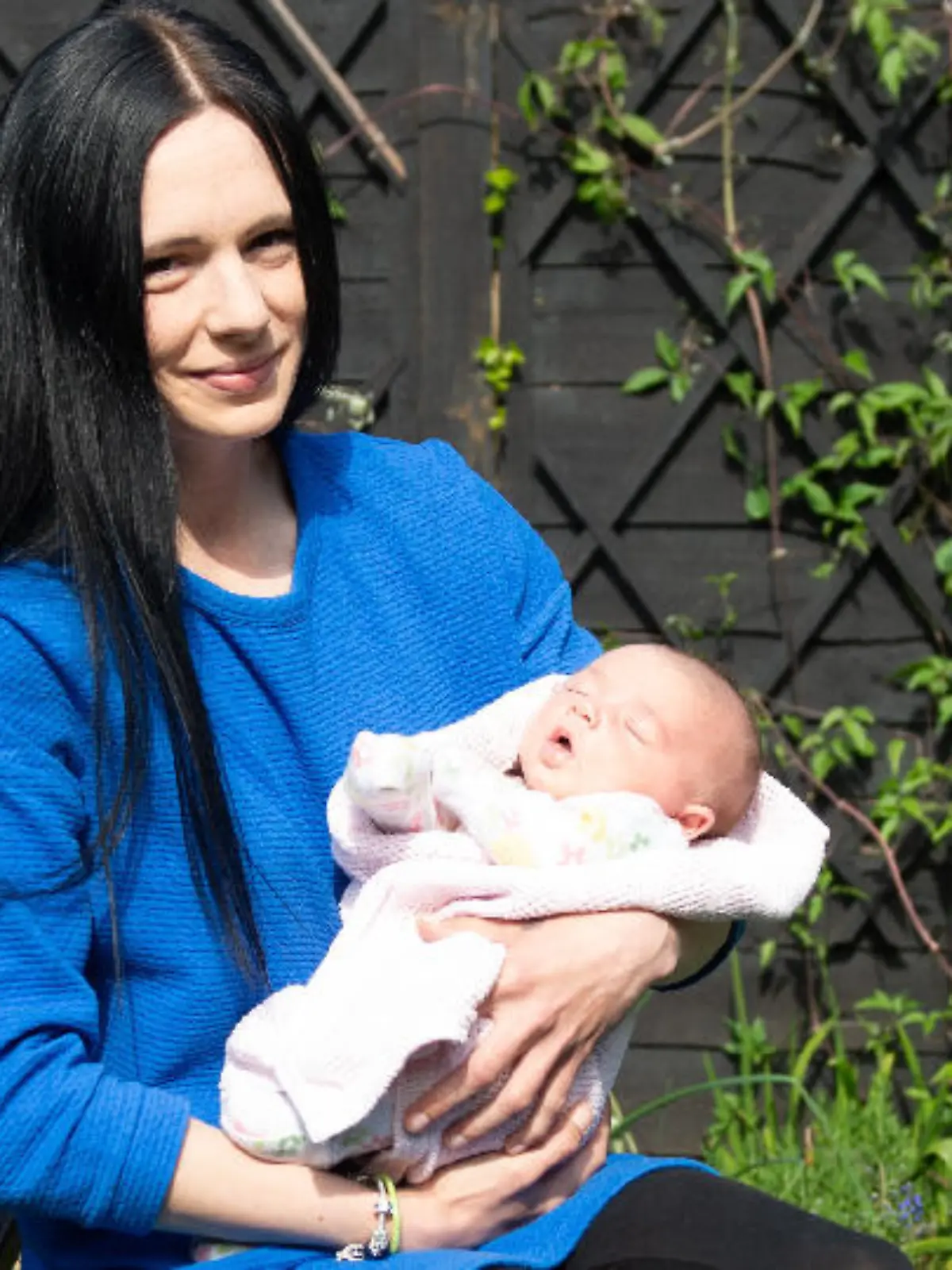 Sophie Bugg und ihr Baby Millie