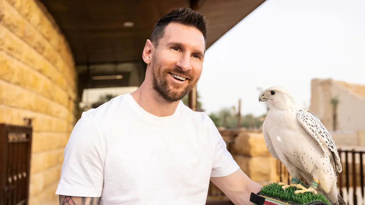 FILE PHOTO: Soccer Football - Lionel Messi visits Saudi Arabia - Riyadh, Saudi Arabia - May 1, 2023 Paris St Germain's Lionel Messi during a visit to Saudi Arabia Saudi Ministry of Tourism/Handout via REUTERS ATTENTION EDITORS - THIS IMAGE HAS BEEN SUPPLIED BY A THIRD PARTY./File Photo